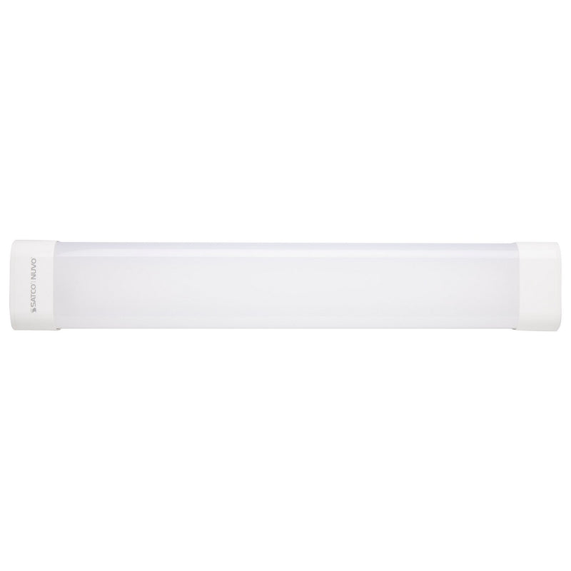 Nuvo Lighting 65-830R1 LED Tri-Proof Linear Fixture, White / Gray