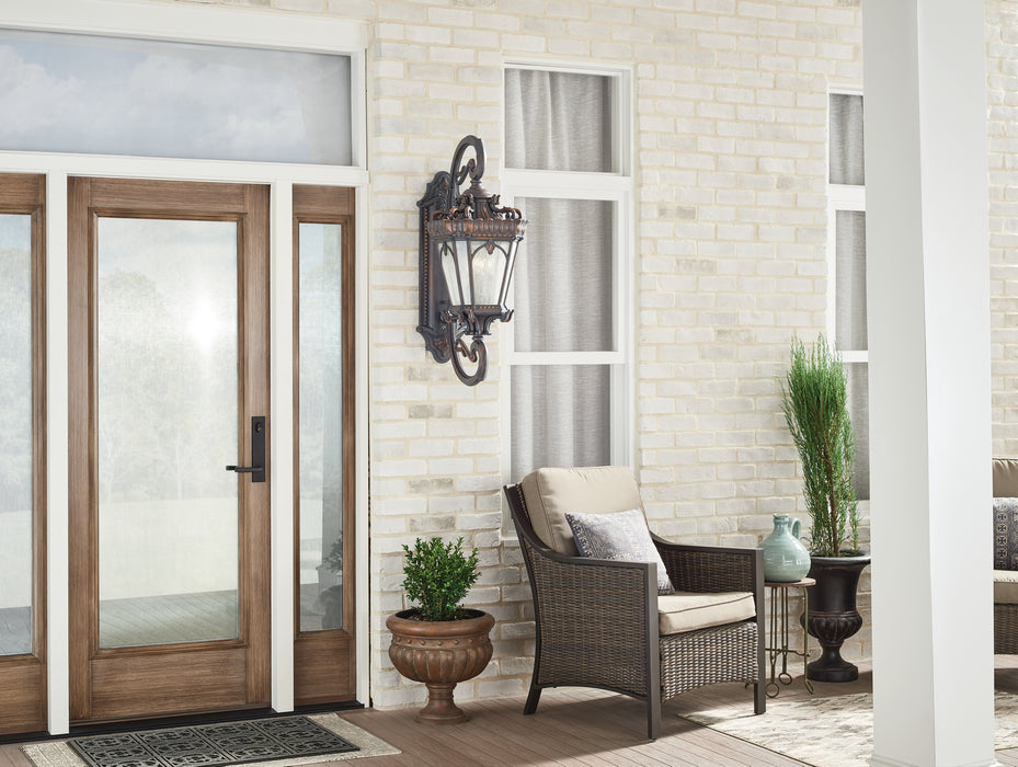 Kichler 9359LD Four Light Outdoor Wall Mount, Londonderry