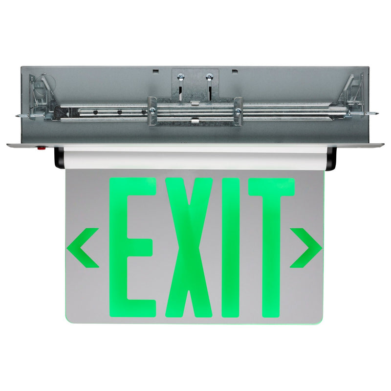 Nuvo Lighting 67-115 LED Exit Sign, Silver