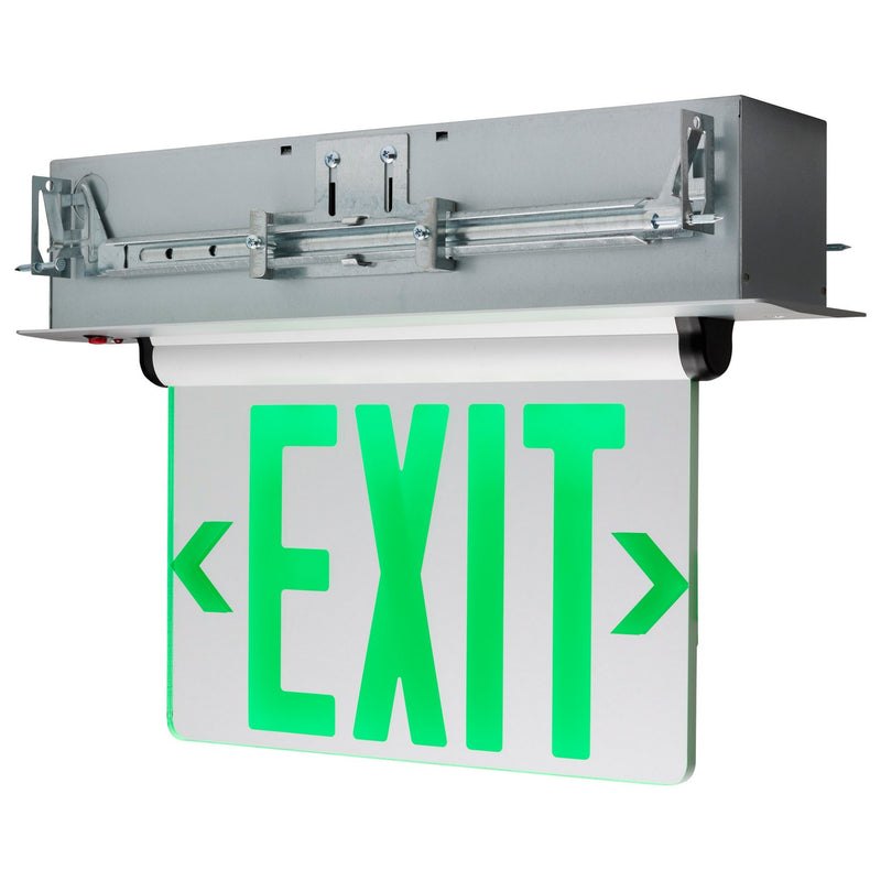 Nuvo Lighting 67-115 LED Exit Sign, Silver