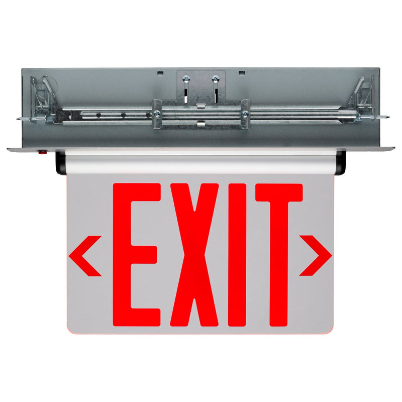 Nuvo Lighting 67-117 LED Exit Sign, Silver