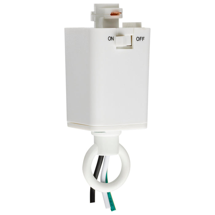 Nuvo Lighting TP215 Pendant Loop Track Adapter, White