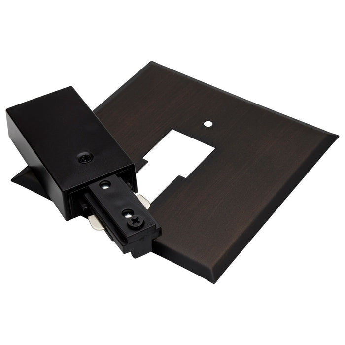 Nuvo Lighting TP220 Canopy Power Feed, Brown