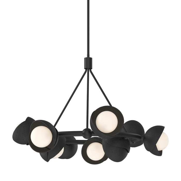 Hubbardton Forge 131068-SKT-MULT-10-10-GG0711 Nine Light Pendant, Black