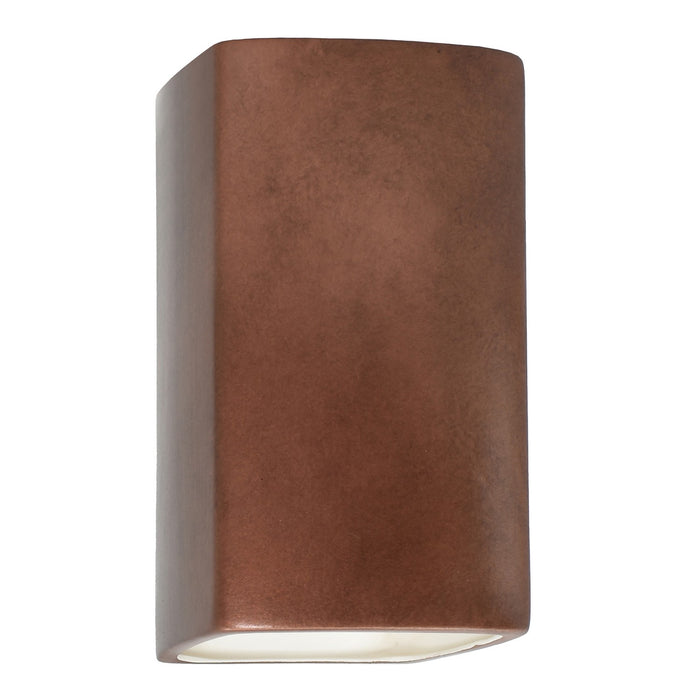 Justice Designs CER-5955W-ANTC LED Wall Sconce, Antique Copper