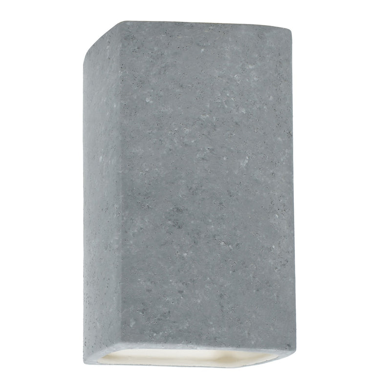 Justice Designs CER-5955W-CONC LED Wall Sconce, Concrete
