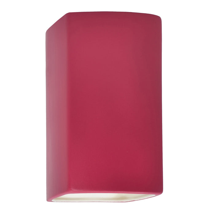 Justice Designs CER-5955W-CRSE LED Wall Sconce, Cerise