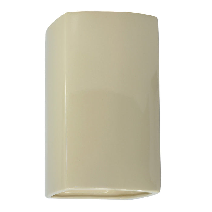 Justice Designs CER-5955W-VAN LED Wall Sconce, Vanilla (Gloss)