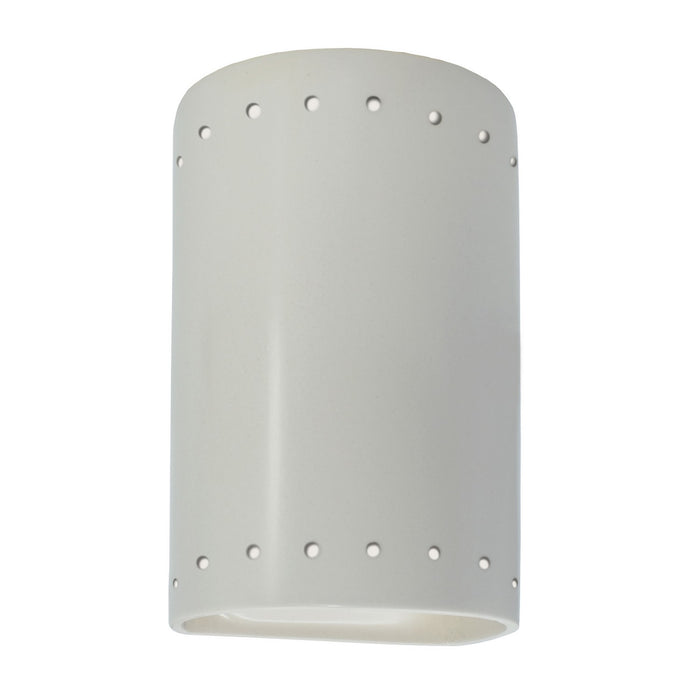 Justice Designs CER-5995-MAT-LED1-1000 LED Wall Sconce, Matte White