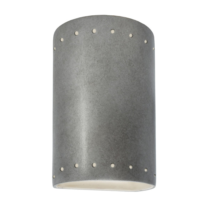 Justice Designs CER-5995W-ANTS LED Wall Sconce, Antique Silver