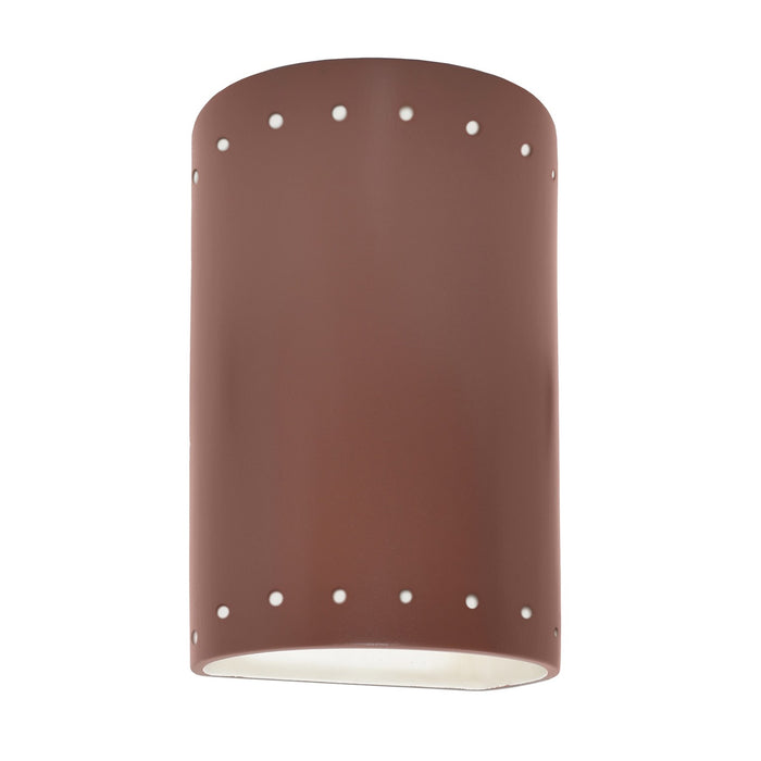 Justice Designs CER-5995W-CLAY LED Wall Sconce, Canyon Clay