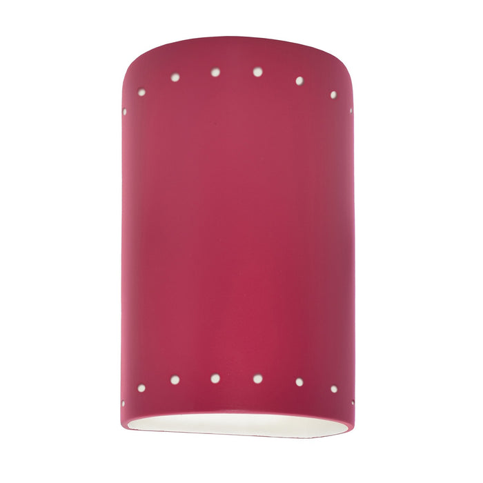 Justice Designs CER-5995W-CRSE LED Wall Sconce, Cerise
