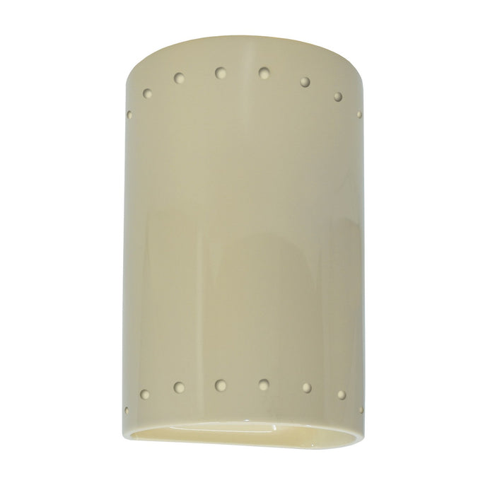 Justice Designs CER-5995W-VAN LED Wall Sconce, Vanilla (Gloss)