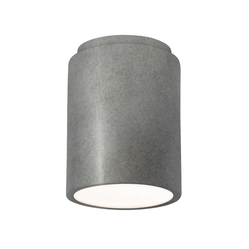 Justice Designs CER-6100-ANTS Flush-Mount, Antique Silver