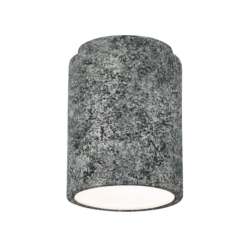 Justice Designs CER-6100-GRAN-LED1-1000 LED Flush-Mount, Granite