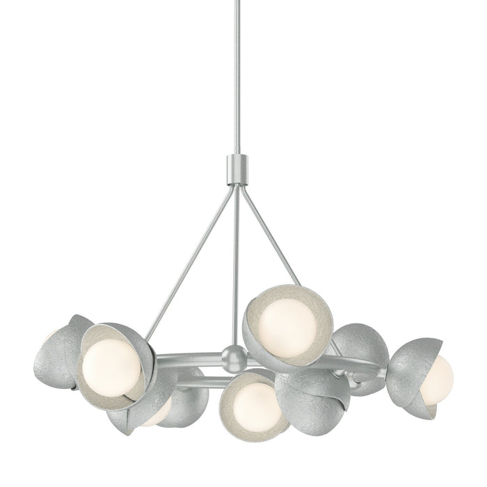 Hubbardton Forge 131068-SKT-MULT-82-82-GG0711 Nine Light Pendant, Vintage Platinum