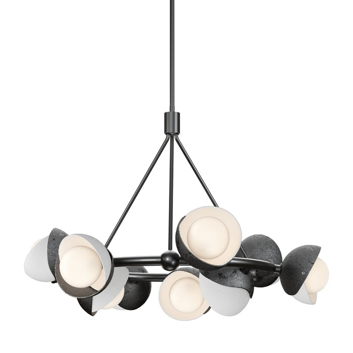 Hubbardton Forge 131068-SKT-MULT-89-02-GG0711 Nine Light Pendant, Ink