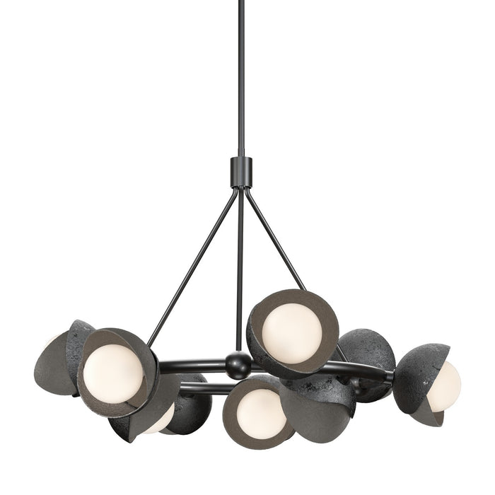 Hubbardton Forge 131068-SKT-MULT-89-07-GG0711 Nine Light Pendant, Ink