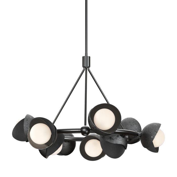 Hubbardton Forge 131068-SKT-MULT-89-10-GG0711 Nine Light Pendant, Ink