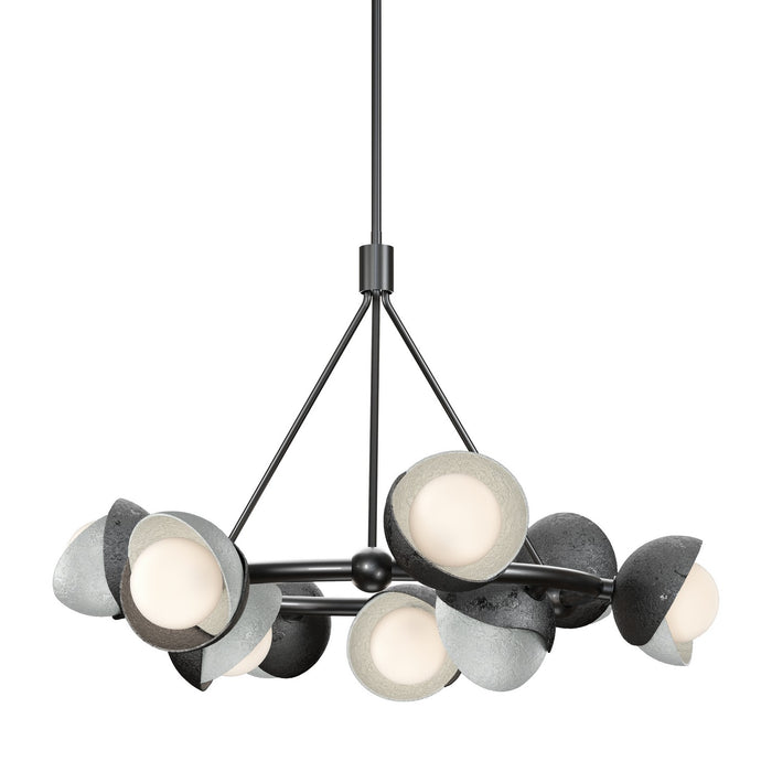 Hubbardton Forge 131068-SKT-MULT-89-82-GG0711 Nine Light Pendant, Ink