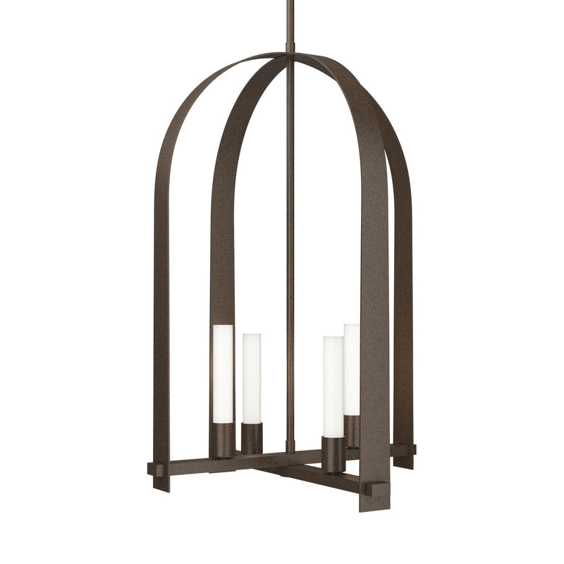 Hubbardton Forge 131070-SKT-MULT-05-FD0462 Four Light Pendant, Bronze
