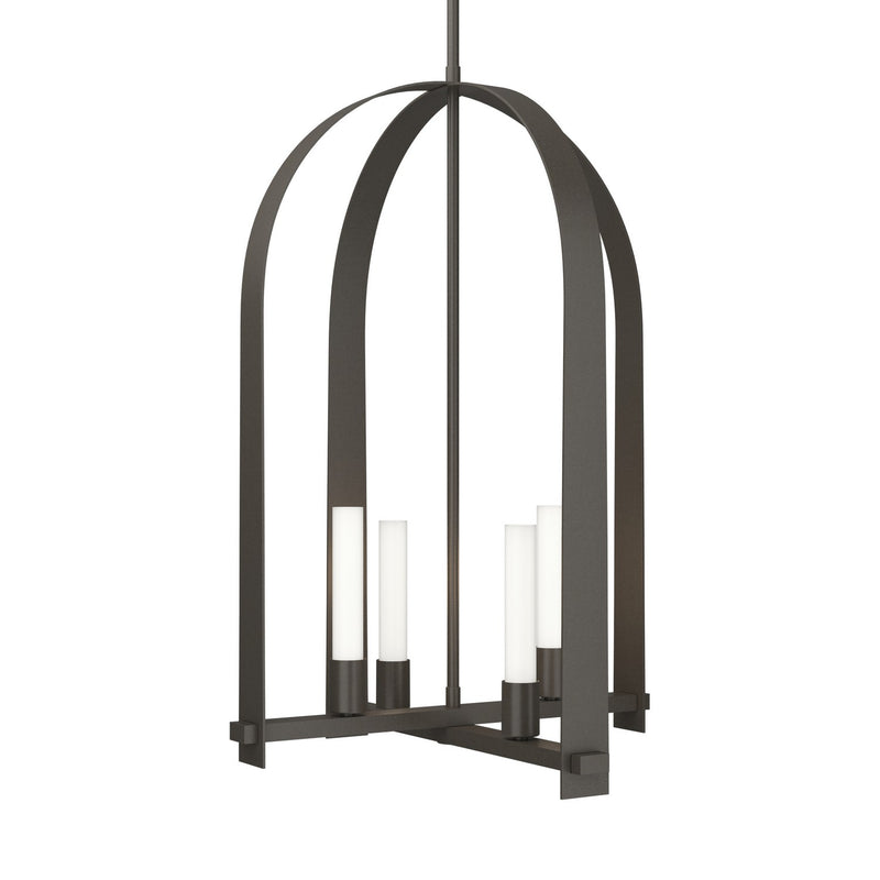 Hubbardton Forge 131070-SKT-MULT-07-FD0462 Four Light Pendant, Dark Smoke