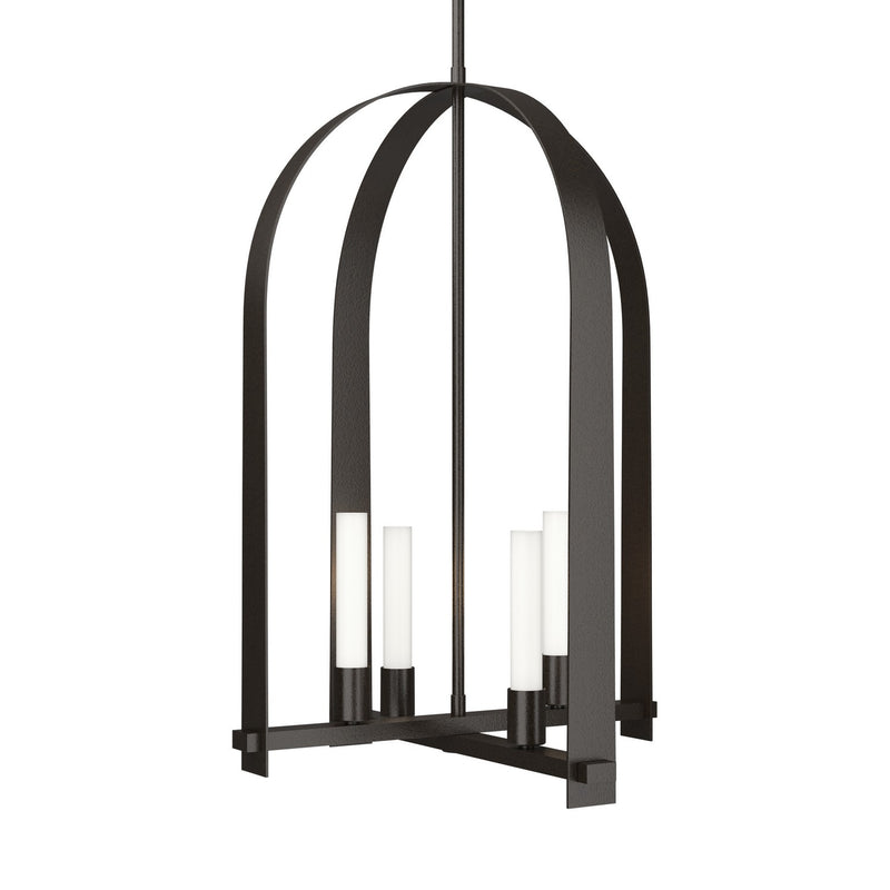 Hubbardton Forge 131070-SKT-MULT-14-FD0462 Four Light Pendant, Oil Rubbed Bronze