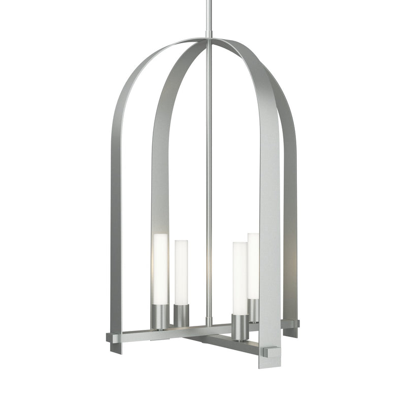 Hubbardton Forge 131070-SKT-MULT-82-FD0462 Four Light Pendant, Vintage Platinum