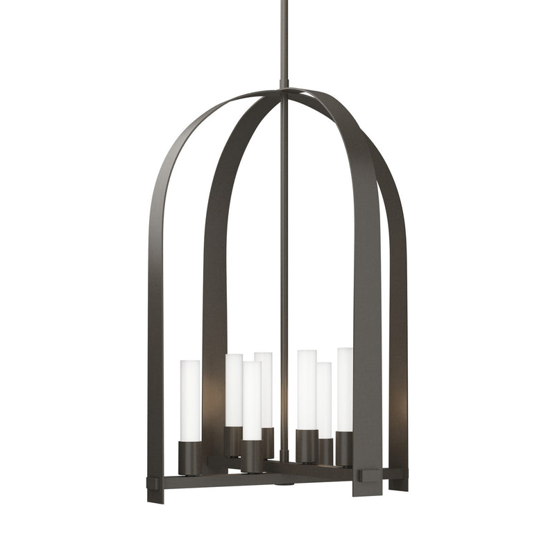 Hubbardton Forge 131071-SKT-MULT-07-FD0611 Eight Light Pendant, Dark Smoke