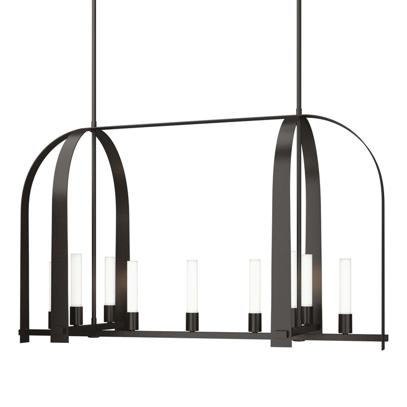 Hubbardton Forge 131075-SKT-MULT-14-FD0462 Nine Light Pendant, Oil Rubbed Bronze