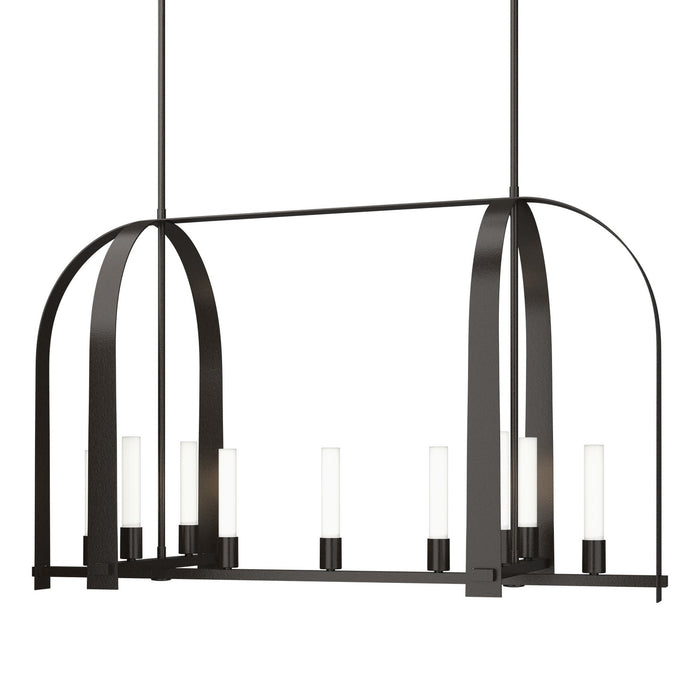 Hubbardton Forge 131075-SKT-MULT-14-FD0462 Nine Light Pendant, Oil Rubbed Bronze