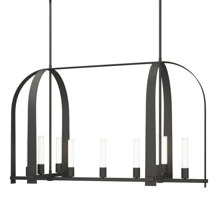 Hubbardton Forge 131075-SKT-MULT-20-FD0462 Nine Light Pendant, Natural Iron
