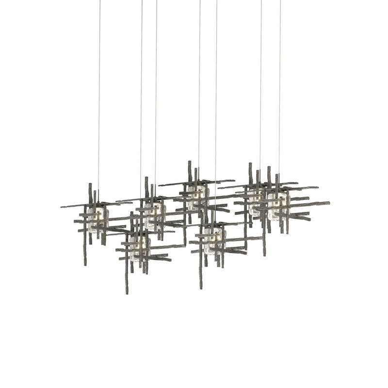 Hubbardton Forge 131095-SKT-LONG-20-II0728 LED Pendant, Natural Iron