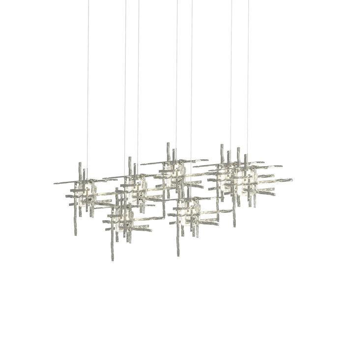 Hubbardton Forge 131095-SKT-LONG-85-II0728 LED Pendant, Sterling