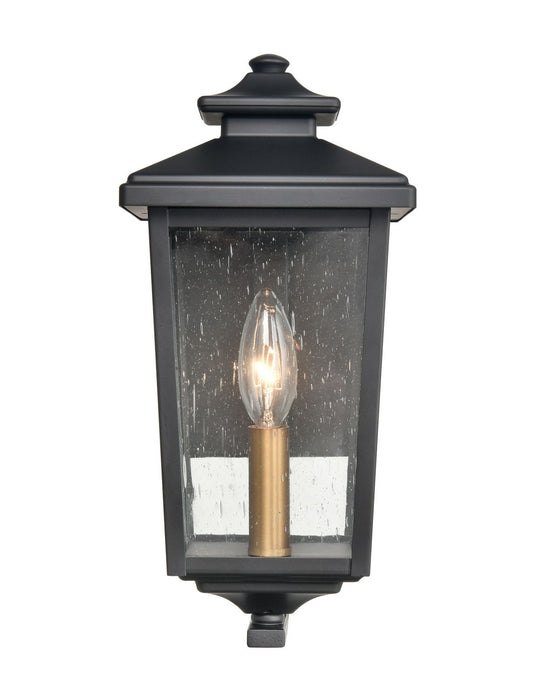 Millennium 4641-PBK One Light Outdoor Hanging Lantern, Powder Coated Black