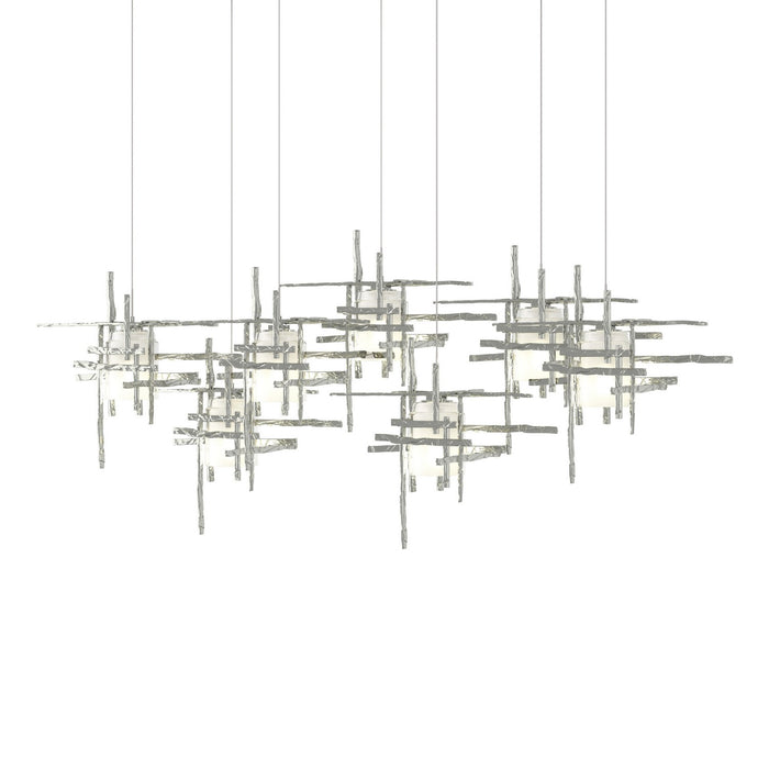 Hubbardton Forge 131096-SKT-LONG-85-YC0305 LED Pendant, Sterling