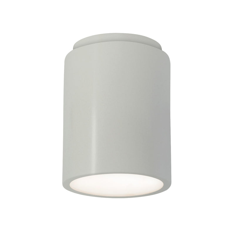 Justice Designs CER-6100-MAT Flush-Mount, Matte White