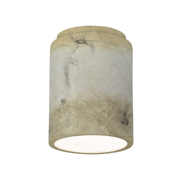Justice Designs CER-6100-TRAG Flush-Mount, Greco Travertine