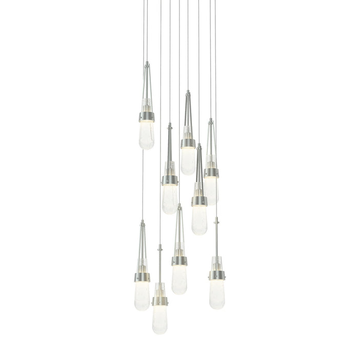 Hubbardton Forge 131100-SKT-LONG-82-YG0434 LED Pendant, Vintage Platinum