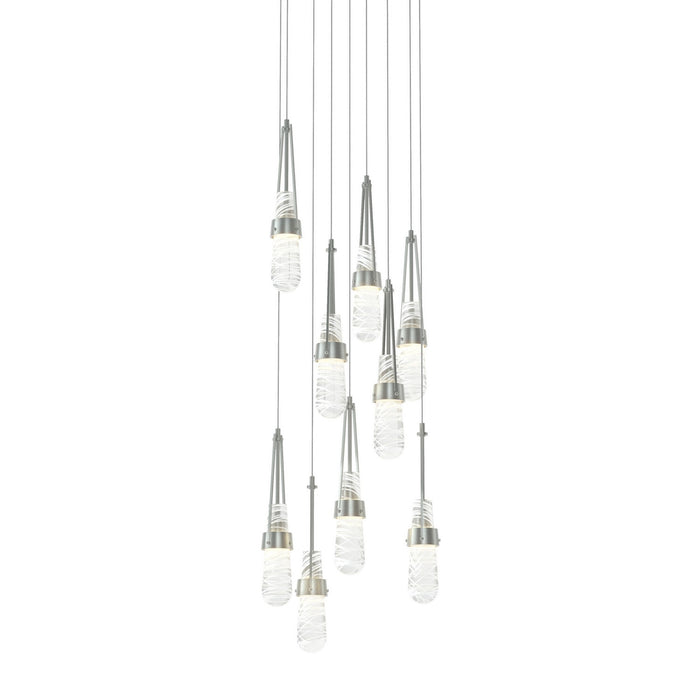 Hubbardton Forge 131100-SKT-LONG-82-YJ0434 LED Pendant, Vintage Platinum