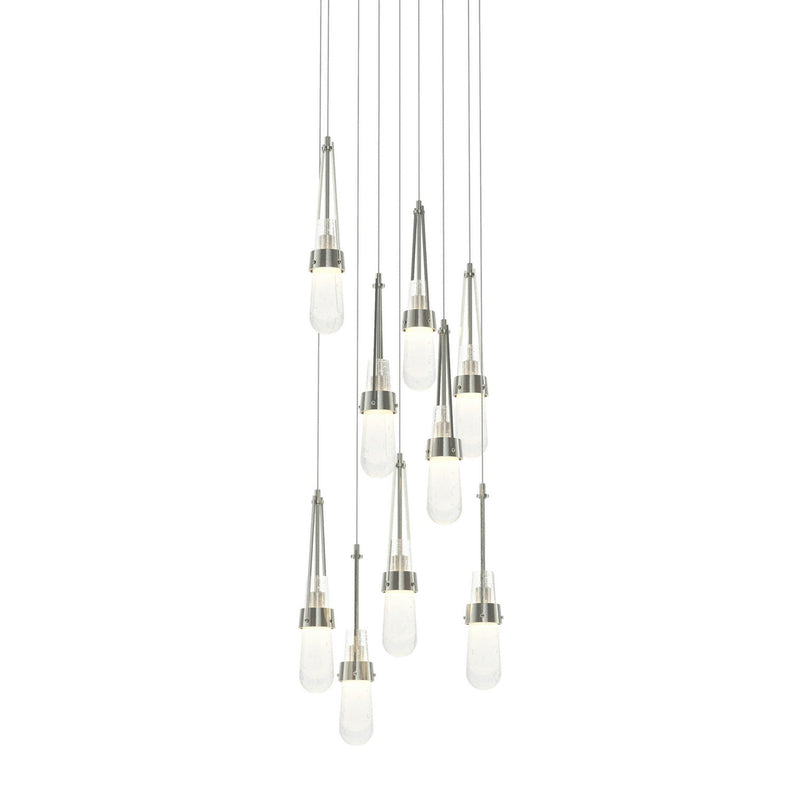 Hubbardton Forge 131100-SKT-LONG-85-YG0434 LED Pendant, Sterling