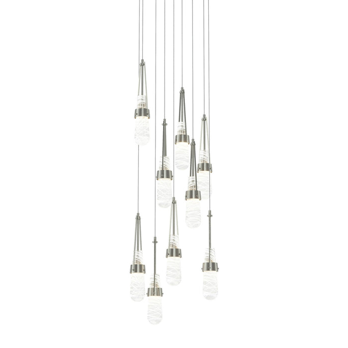 Hubbardton Forge 131100-SKT-LONG-85-YJ0434 LED Pendant, Sterling