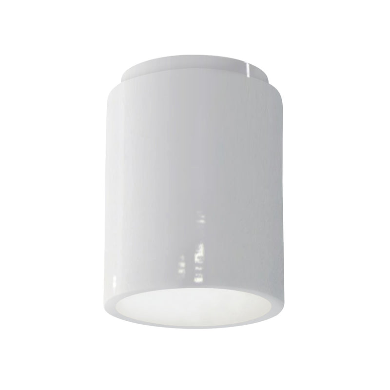 Justice Designs CER-6100-WHT Flush-Mount, Gloss White