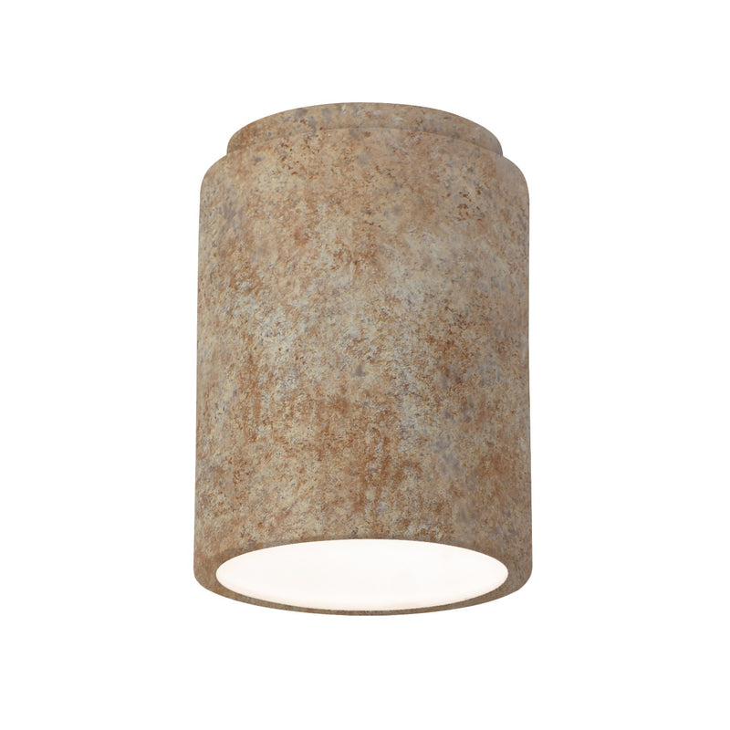Justice Designs CER-6100W-NAVR-LED1-1000 LED Flush-Mount, Navarro Red