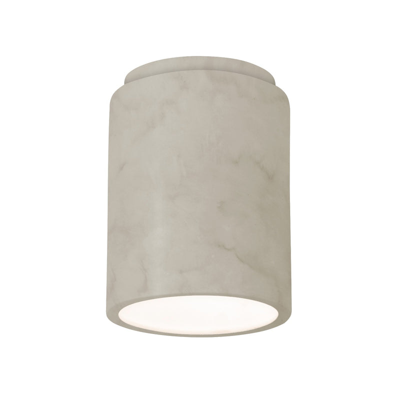 Justice Designs CER-6100W-PATA Flush-Mount, Antique Patina