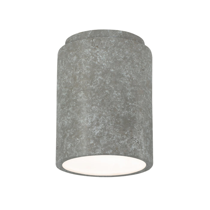 Justice Designs CER-6100W-TRAM-LED1-1000 LED Flush-Mount, Mocha Travertine
