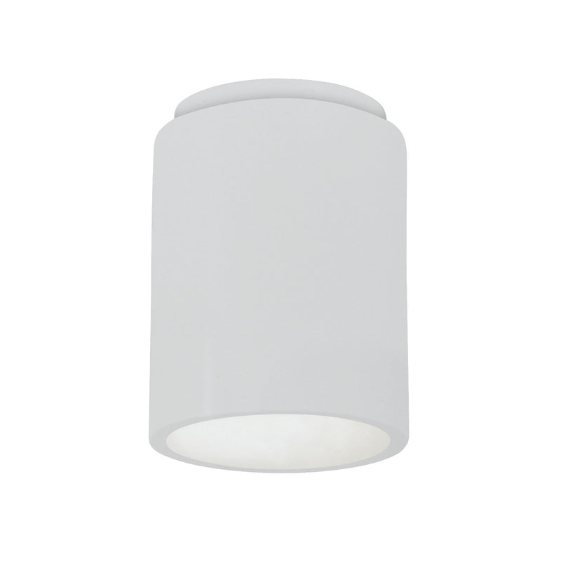 Justice Designs CER-6100W-WHT Flush-Mount, Gloss White