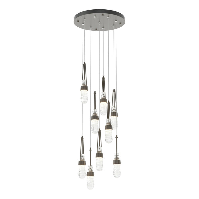 Hubbardton Forge 131100-SKT-STND-07-YJ0434 LED Pendant, Dark Smoke