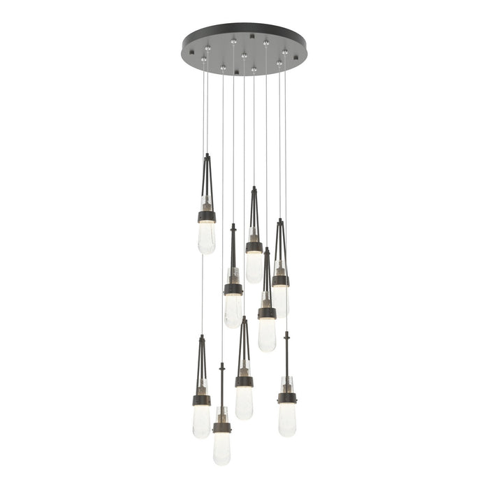Hubbardton Forge 131100-SKT-STND-10-YG0434 LED Pendant, Black