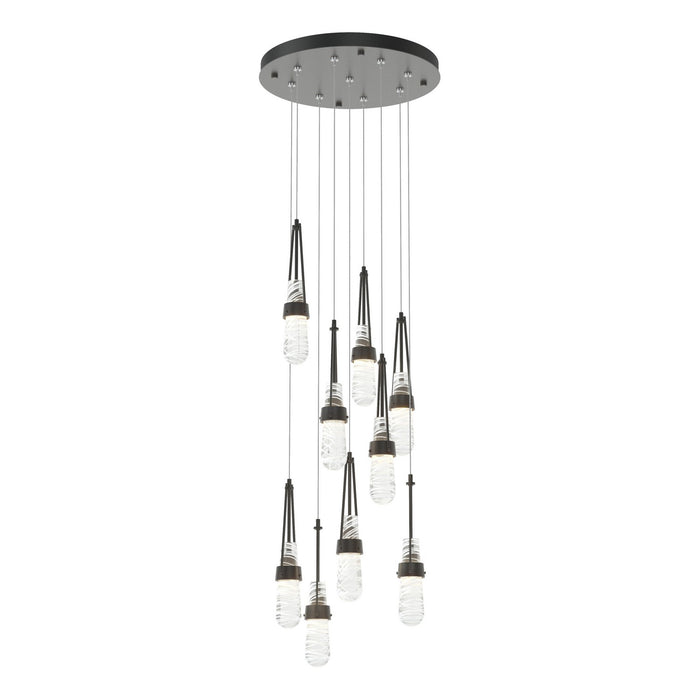 Hubbardton Forge 131100-SKT-STND-10-YJ0434 LED Pendant, Black